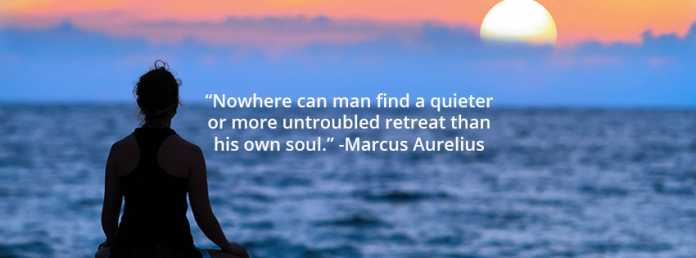 man find a quieter or untriubled retreat in nis own soul not anywhere else