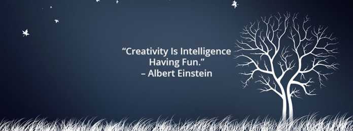 Creativity is intelligence having fun